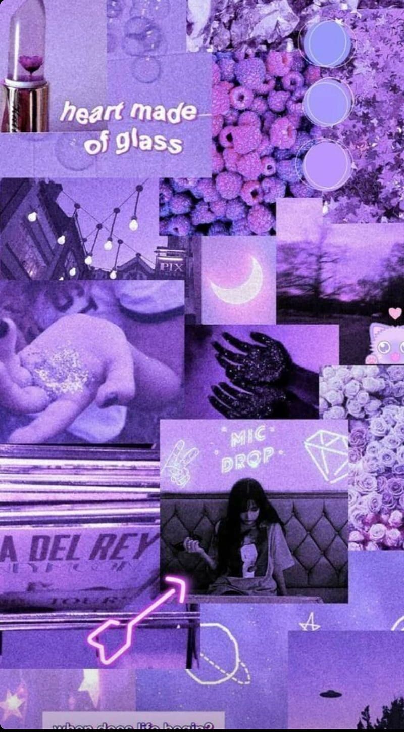 800x1448 Aesthetic purple, boy, girl, lavender, HD phone wallpaper