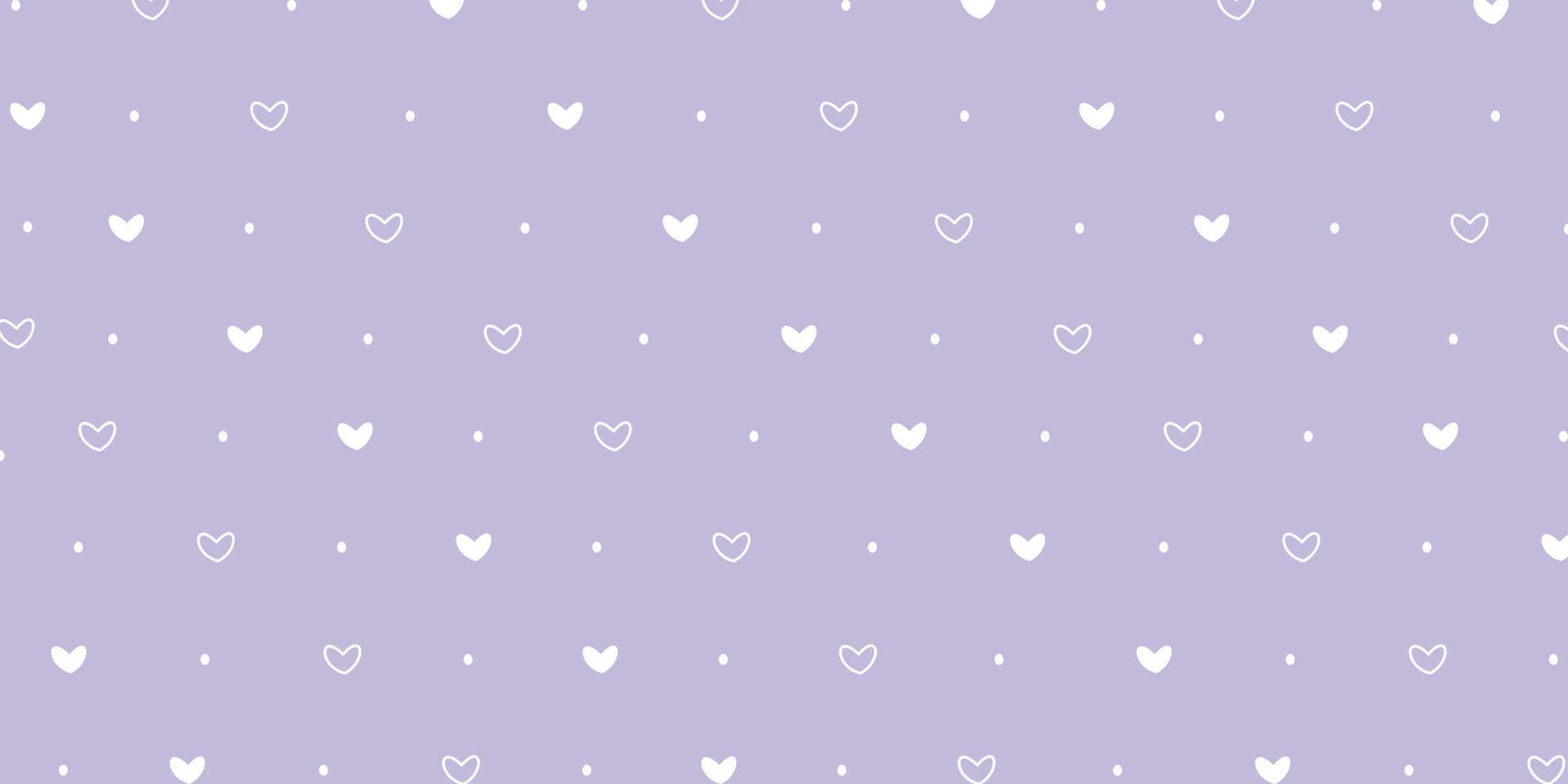 1920x960 Minimalist love shape pattern in purple for background. Abstract simple and cute girls wallpaper design theme