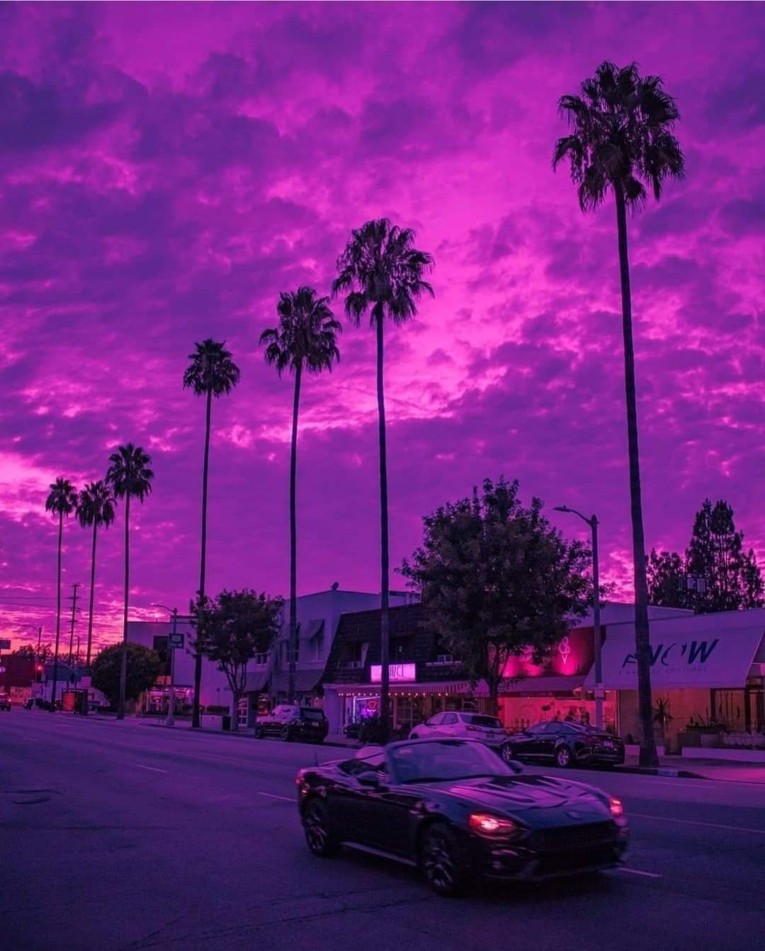 1080x1342 Beautiful Colorful Day & Night aesthetic Sky Purple Wallpaper DPs