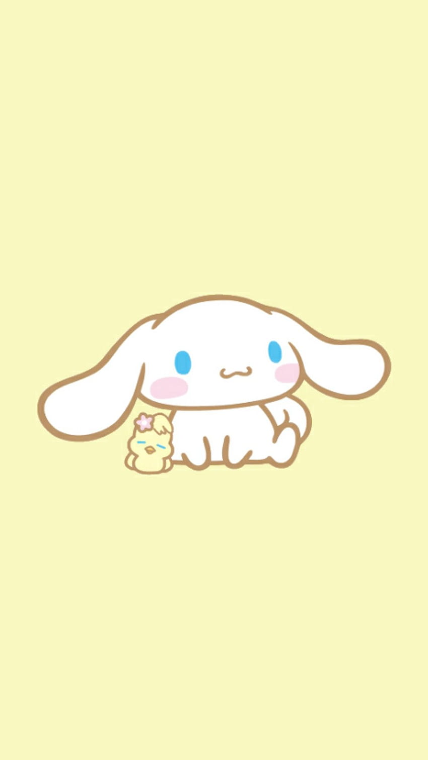 850x1510 Peach on Cinnamoroll BG, cinnamoroll hello kitty HD phone wallpaper