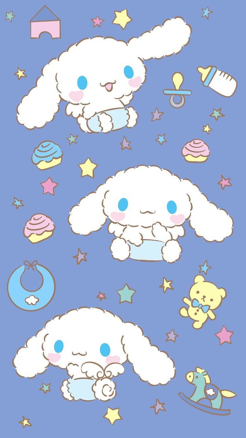 850x1512 Baby Cinnamoroll in cinnamoroll bunny HD phone wallpaper