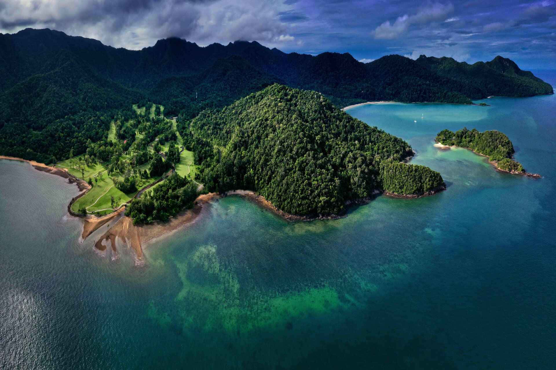 1920x1280 Download Tropical Archipelago Aerial View Wallpaper