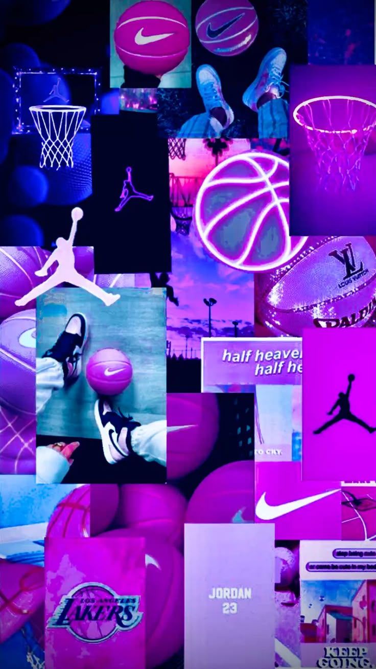 736x1308 Purple basketball wallpaper