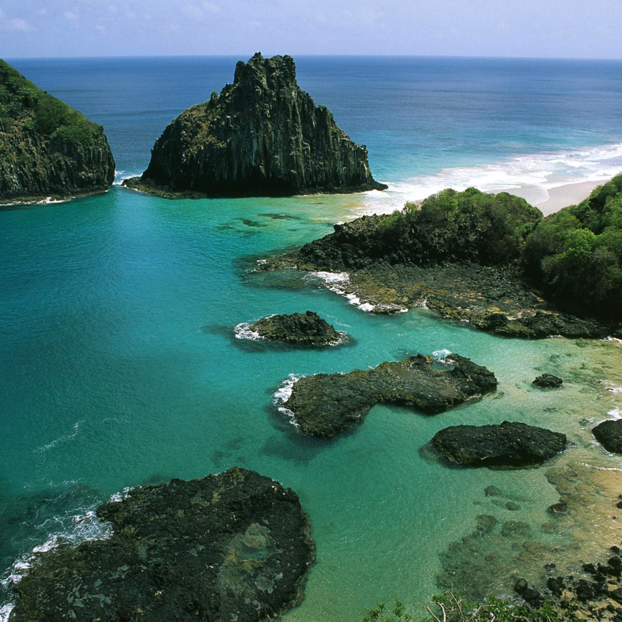 2048x2048 Fernando de Noronha Archipelago Brazil Retina Wallpaper for iPhone Pro Max, X, 6