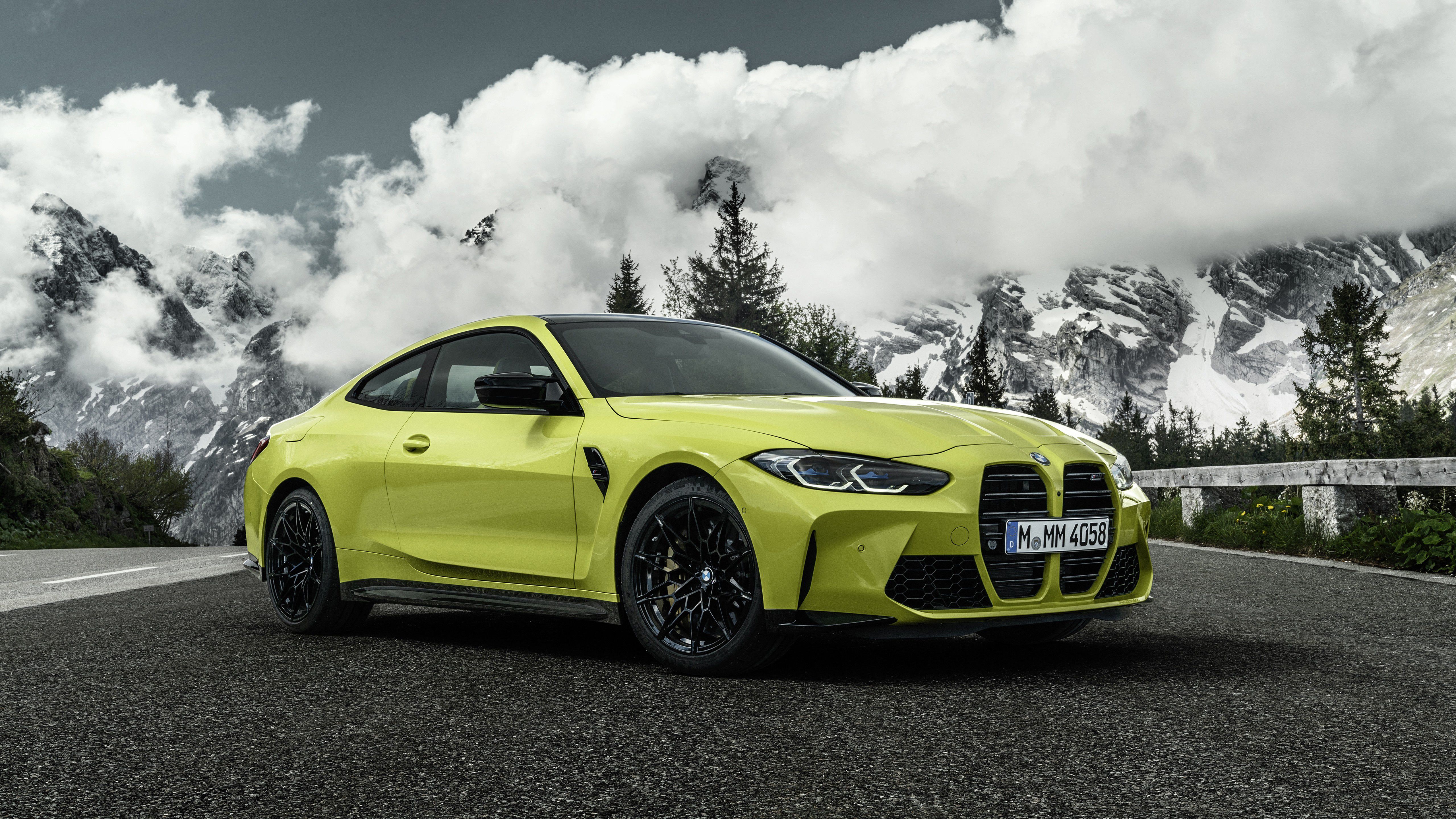 5120x2880 Green BMW M4 Competition 2020 4K 5K HD Cars Wallpaper