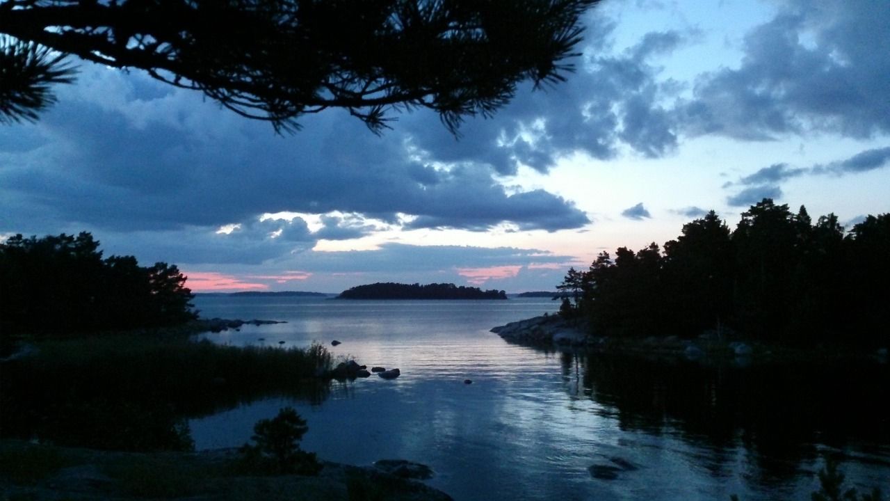 1280x720 Stockholm Archipelago Sunset