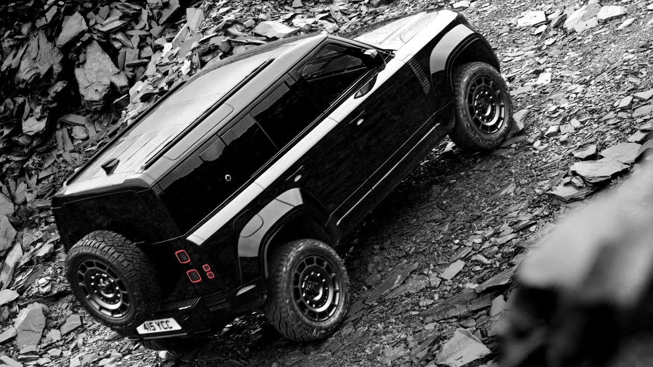 1280x720 New Land Rover DEFENDER OCTA BLACK: THE TOUGH LUXURY 4X4 ROCK STAR