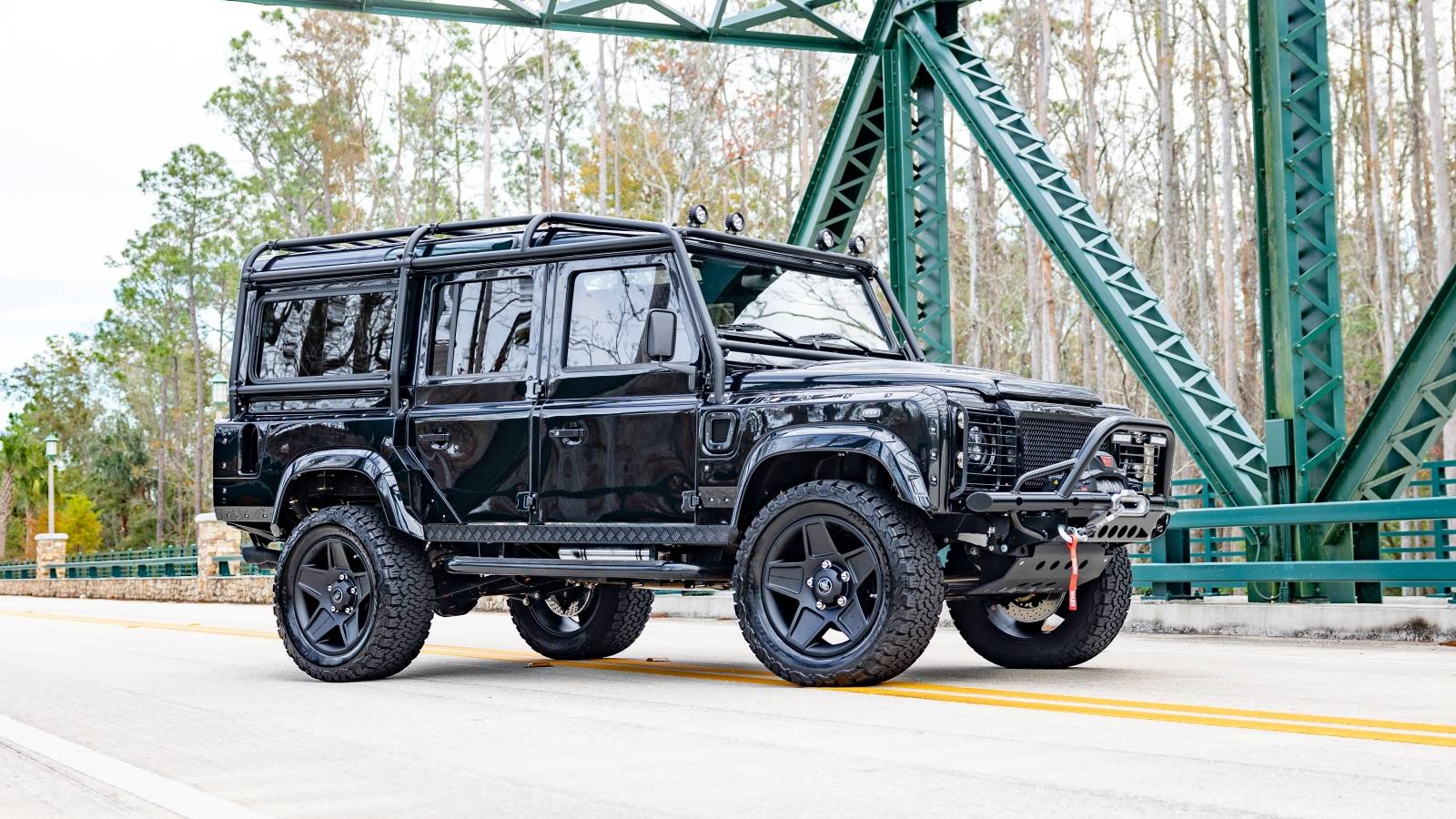 1600x900 The Classic Land Rover Defender Gets A Stealth Fighter Style Makeover