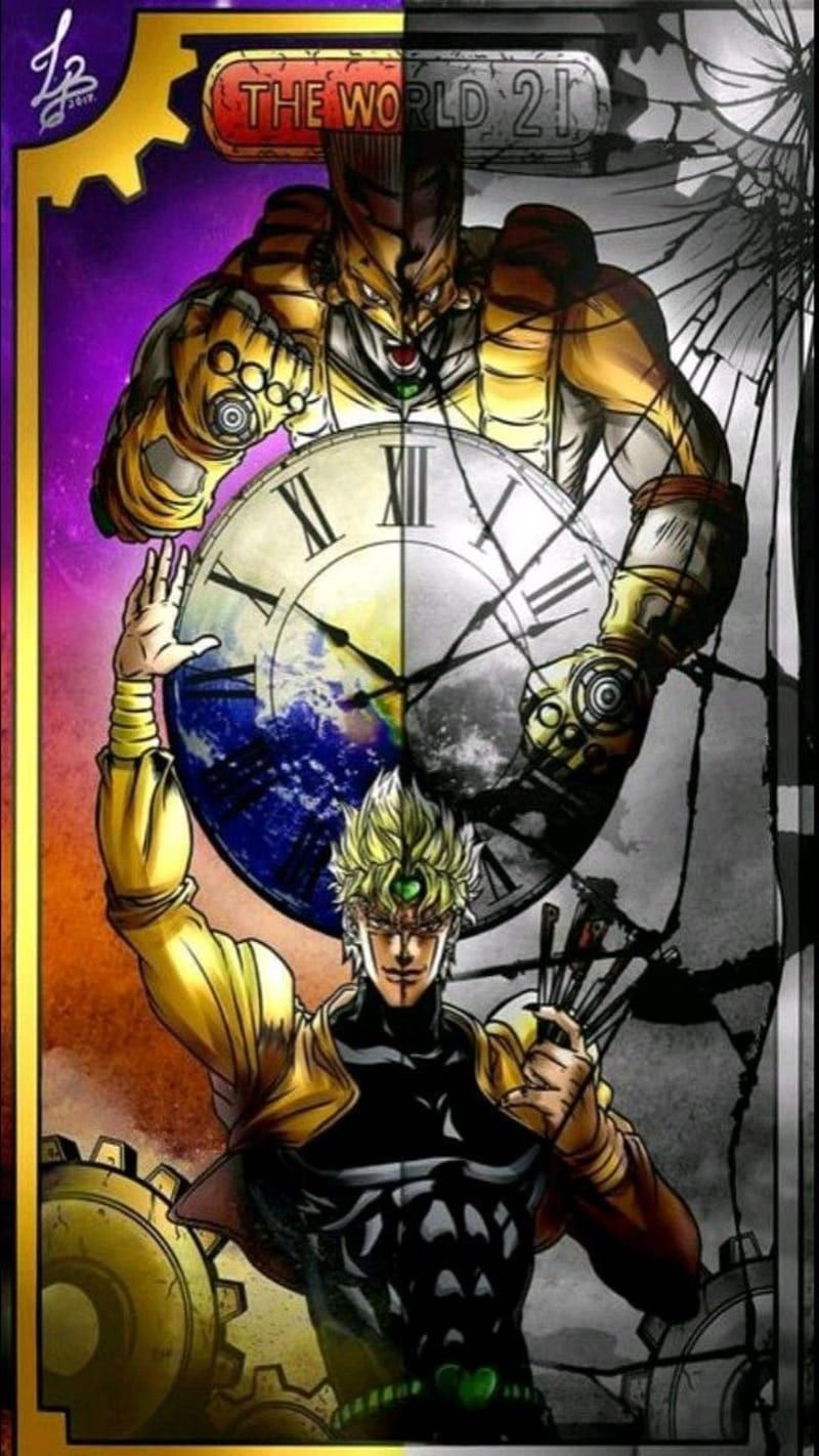 800x1422 The World jojo, dio, part jjba, anime, HD phone wallpaper