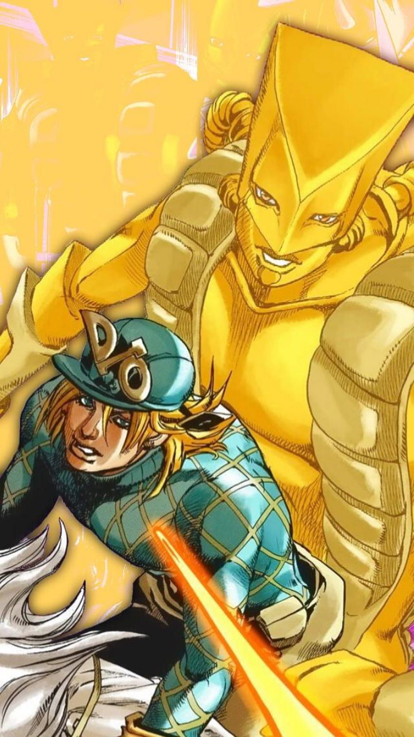 850x1511 Skinny Stand fight Jojo vs DIO, the world stand HD phone wallpaper