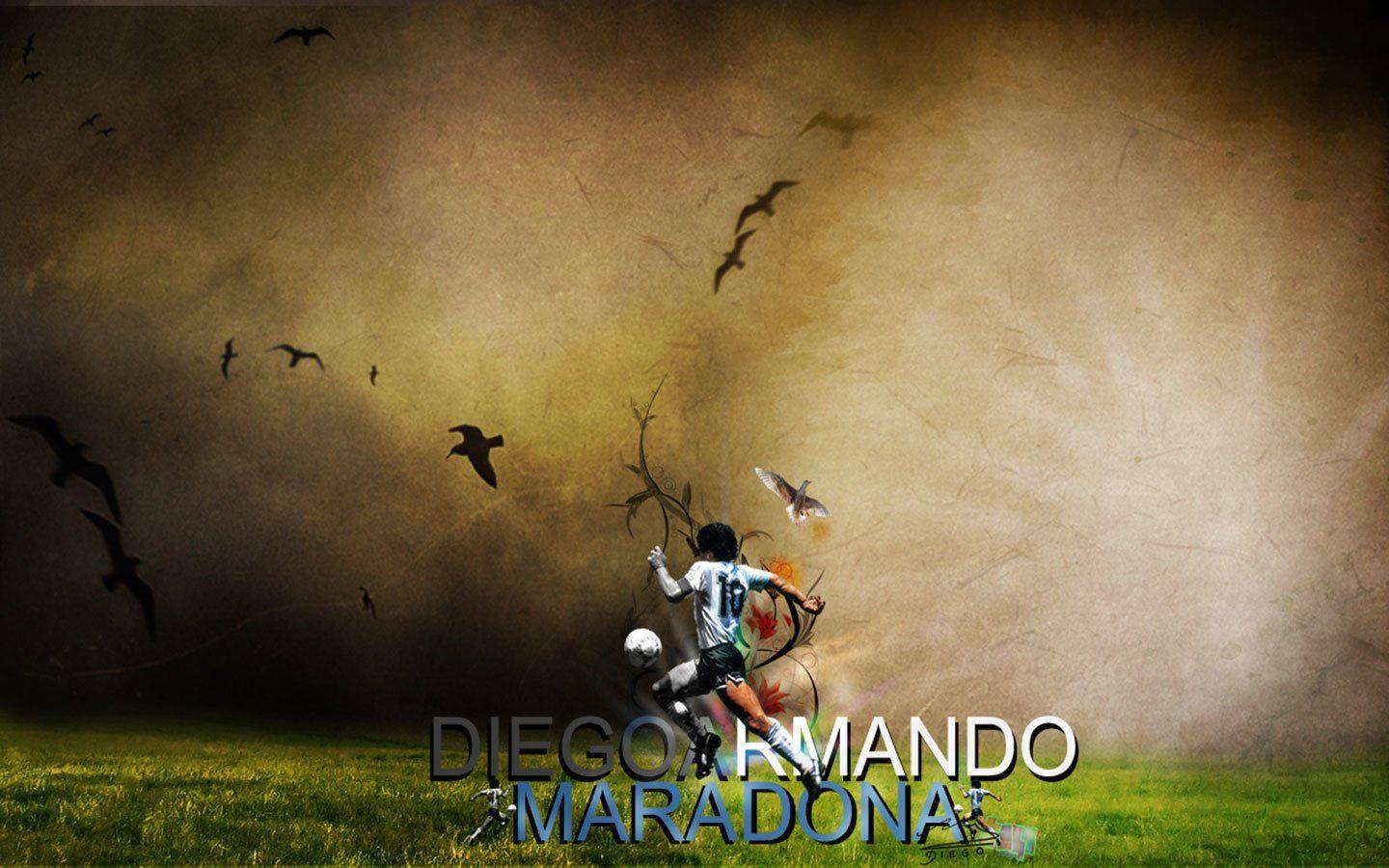 Hình nền HD 1440x900 Diego Armando Maradona