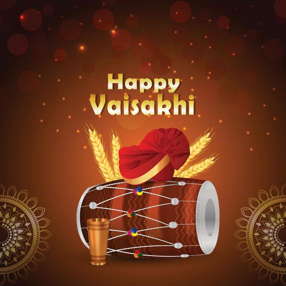 980x980 Punjabi festival Vaisakhi background