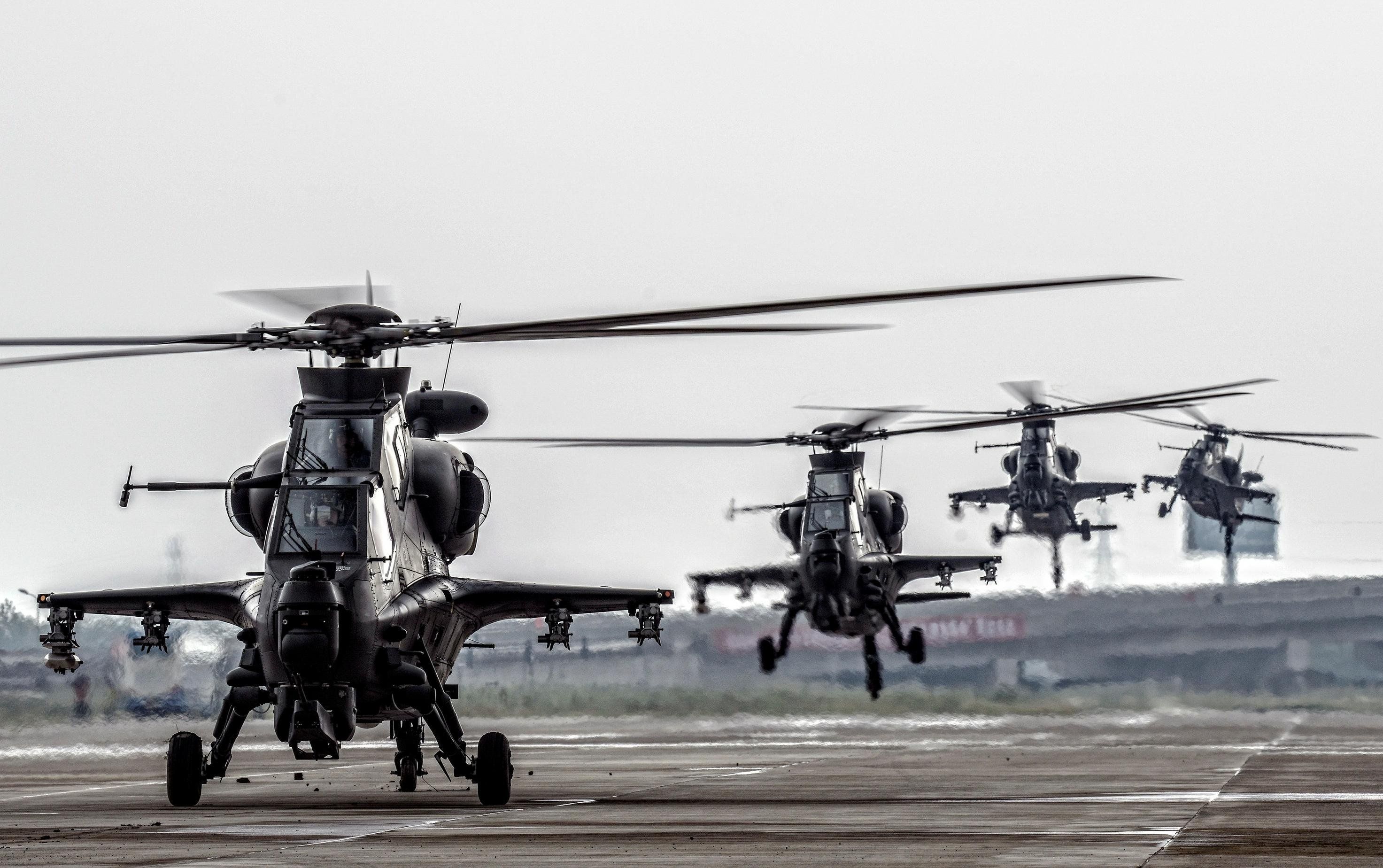 2945x1848 Wallpaper Chinese, CAIC WZ- Attack helicopter, China Air Force for mobile and desktop, section авиация, resolution 2945x1848