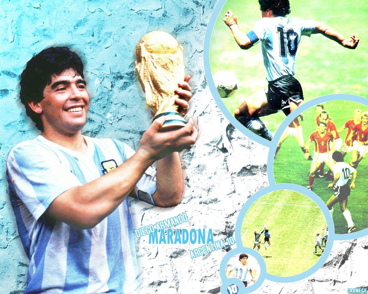 1280x1024 hình nền Maradona
