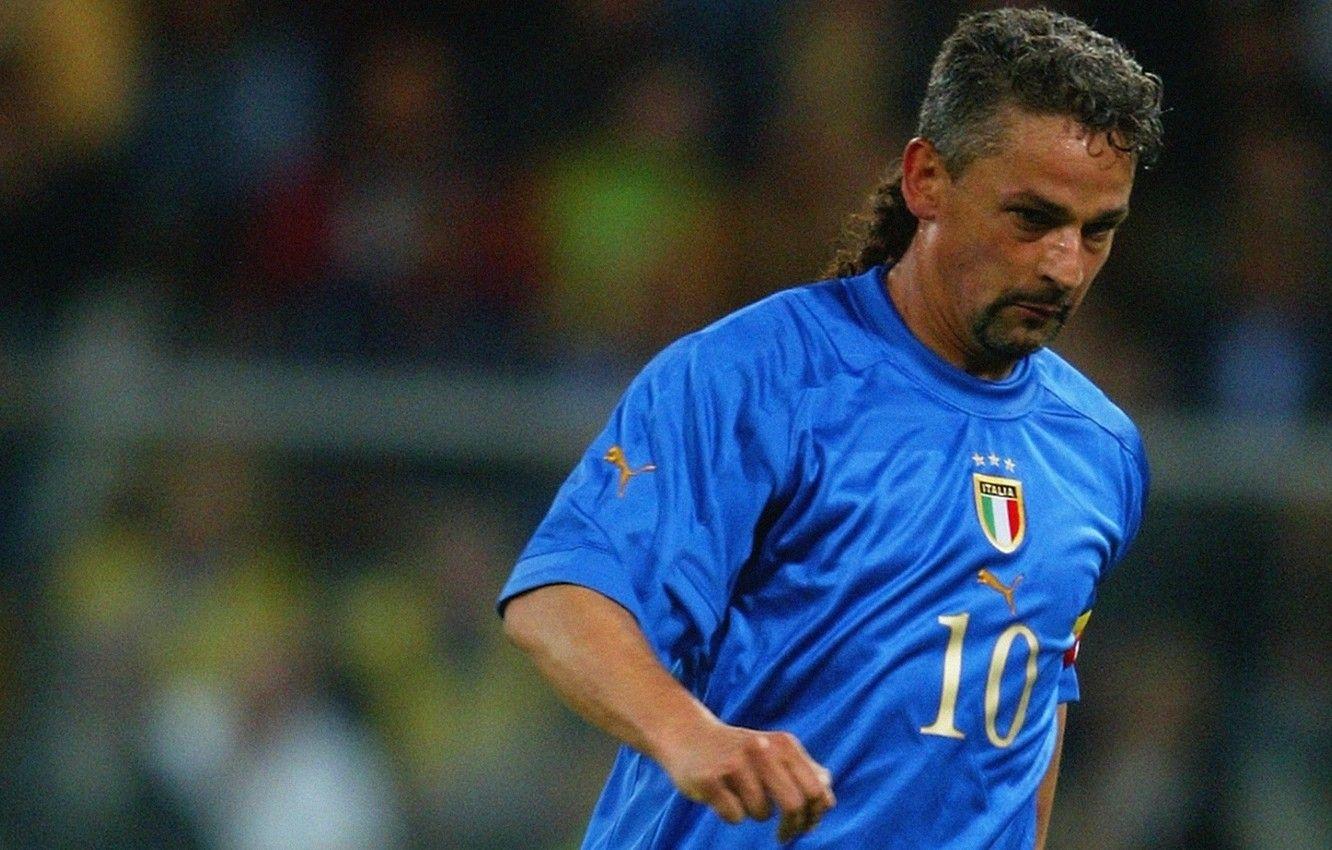 Hình nền 1332x850 Roberto Baggio, Kiểu tóc đuôi ngựa thần thánh, người Ý, người Ý