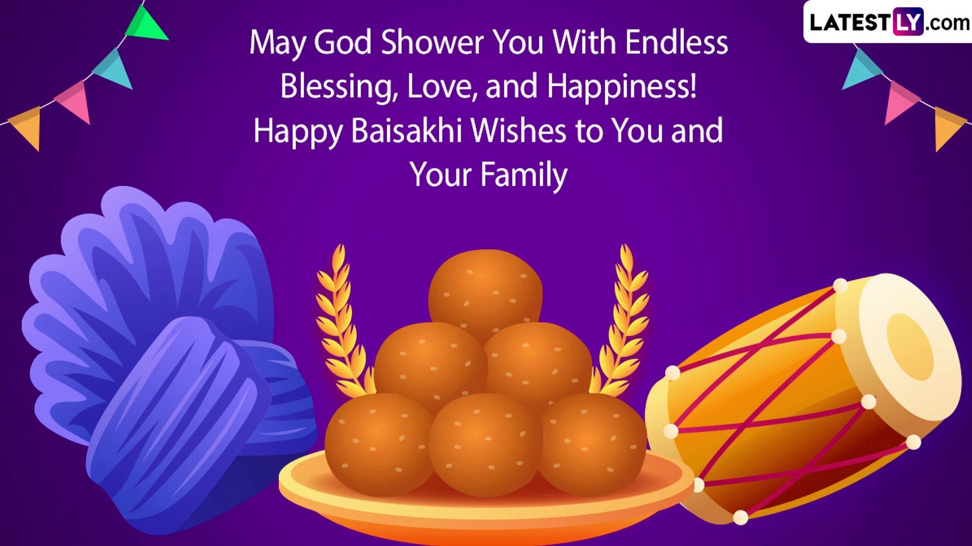 1920x1080 Wish Happy Vaisakhi 2023 With WhatsApp Messages, Greetings, Image and Quotes to Family and Friends