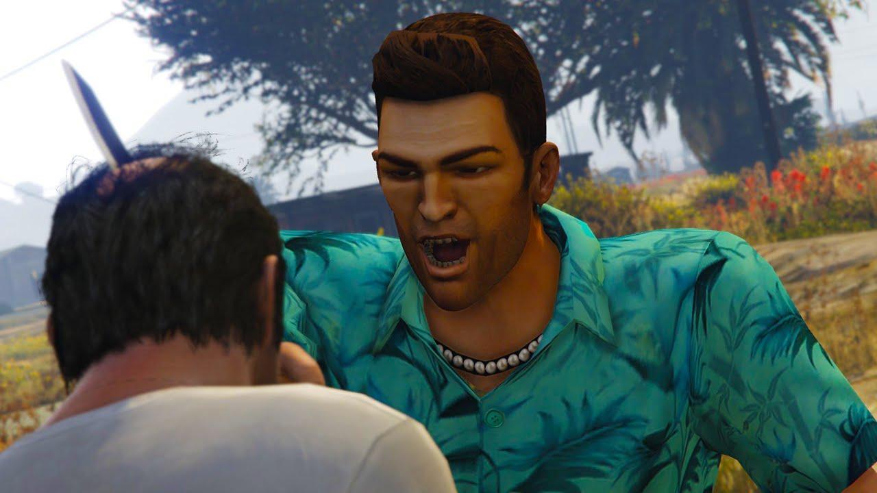1280x720 TOMMY VERCETTI IN GTA 5! Vercetti vs Trevor Phillips! GTA