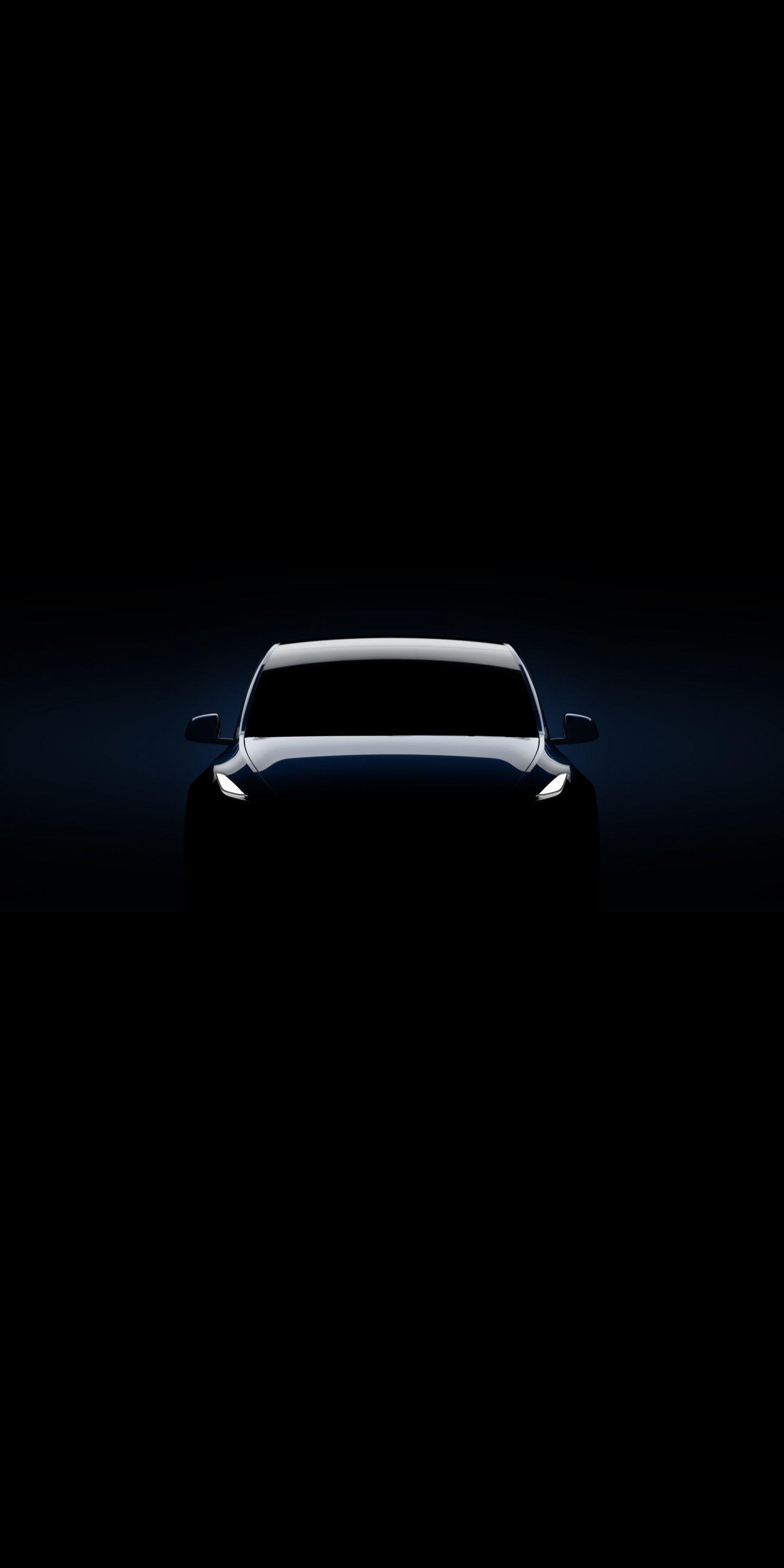 1440x2880 Download 1440x2880 wallpaper 2019 tesla model y, dark, minimal, lg