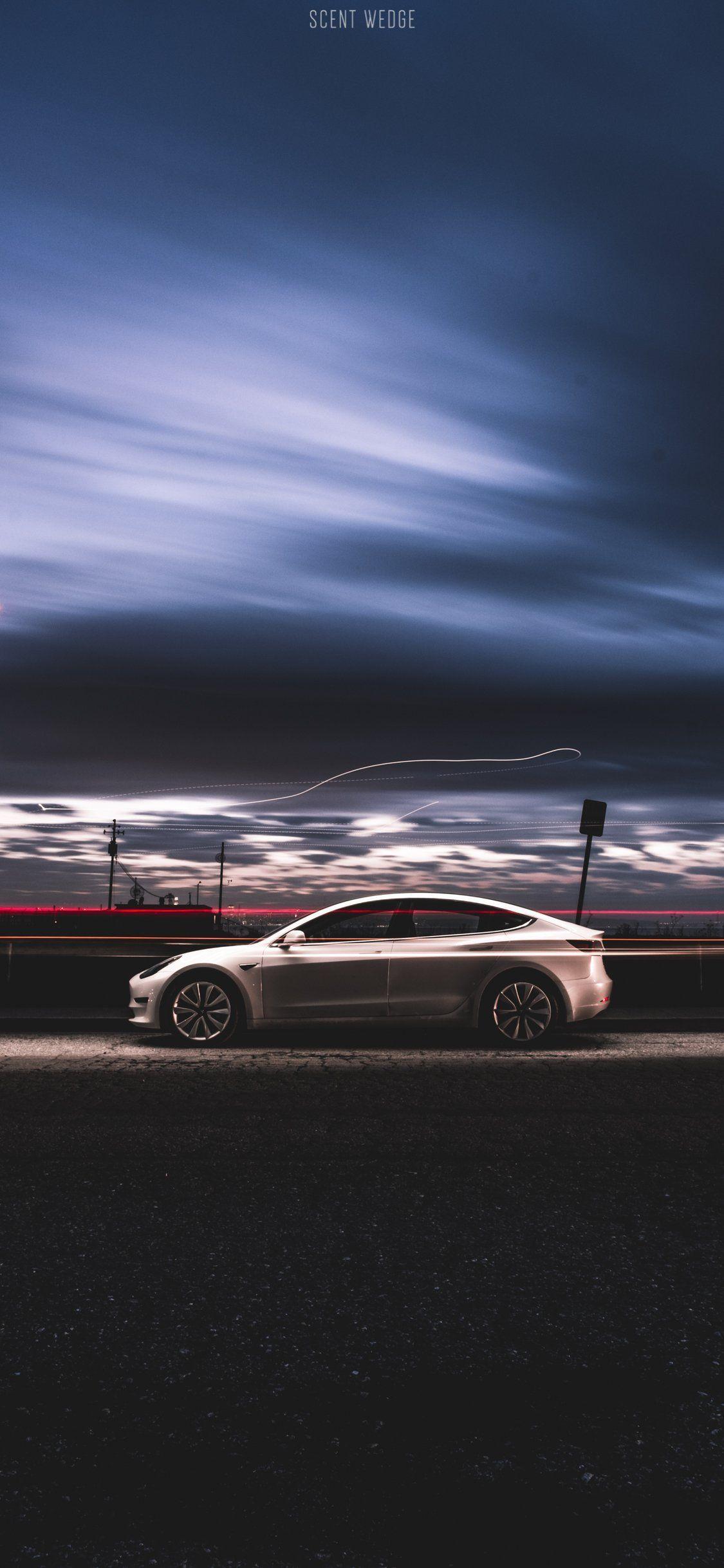 1125x2436 Tesla Model 3 Wallpaper