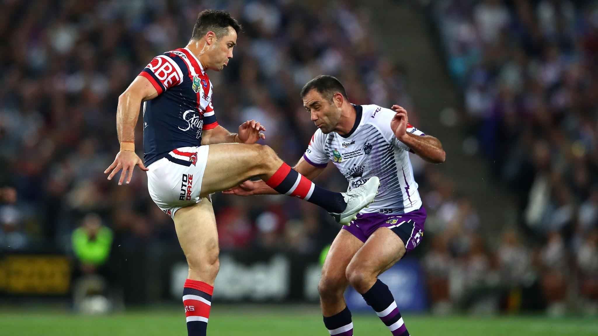 2048x1152 Roosters half Cooper Cronk and Storm skipper Cameron Smith set to