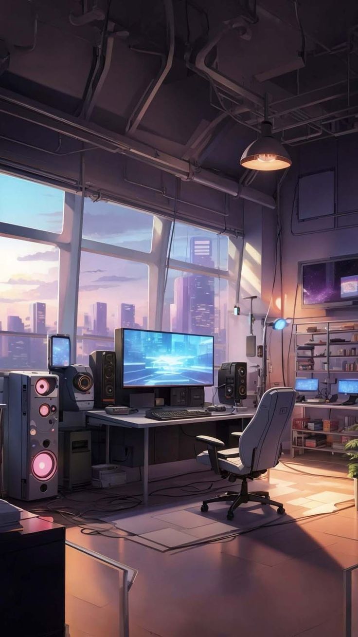 736x1308 Gaming Room iPhone Wallpaper 4K