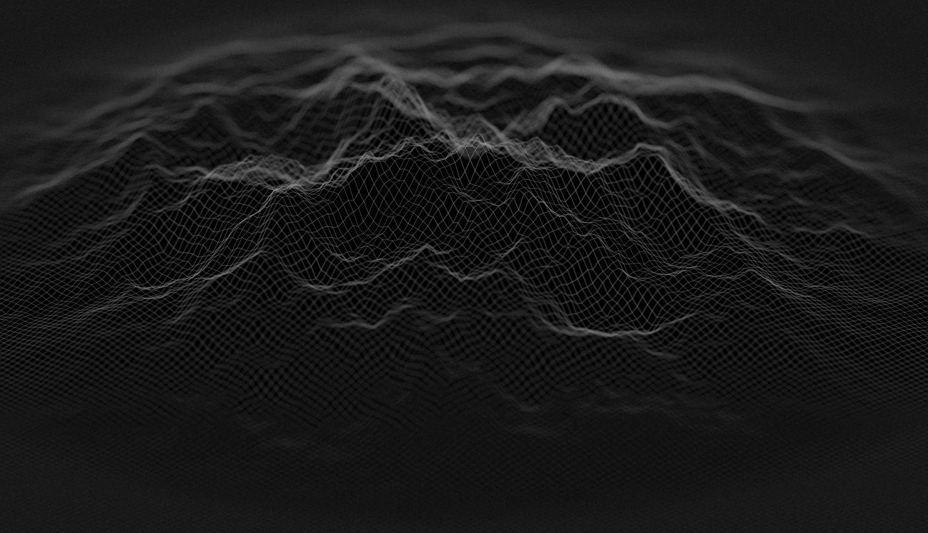 1336x768 Minimalist Black Digital Blend HD Laptop Wallpaper, HD
