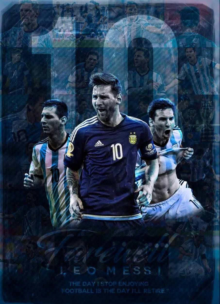 906x1250 Download The Farewell of Lionel Messi from Argentina's National Team Wallpaper