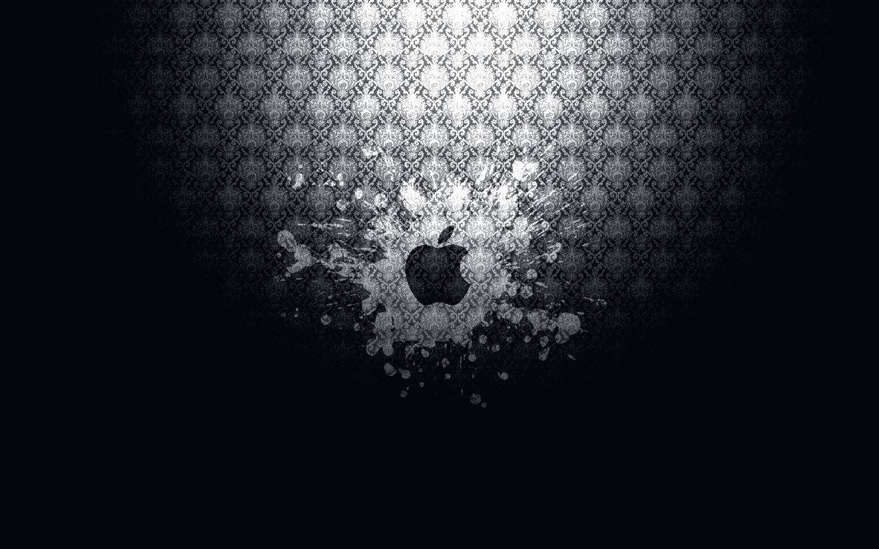 1280x800 Cool Laptop Wallpaper: Black Art Apple Laptop Wallpaper