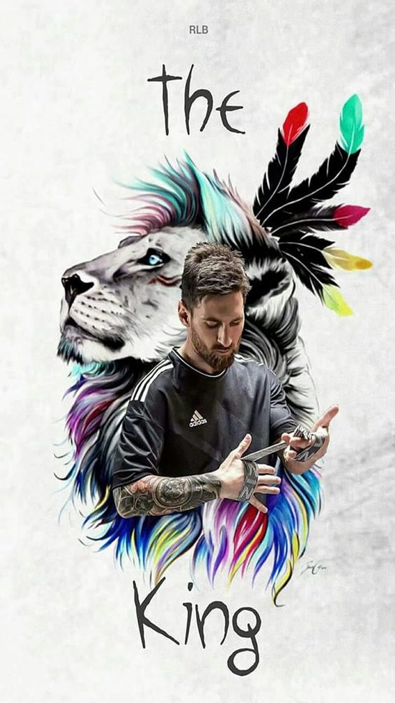 800x1422 Messi, adidas, argentina, barcelona, colors, king, leo messi, leon, lion, lions, HD phone wallpaper