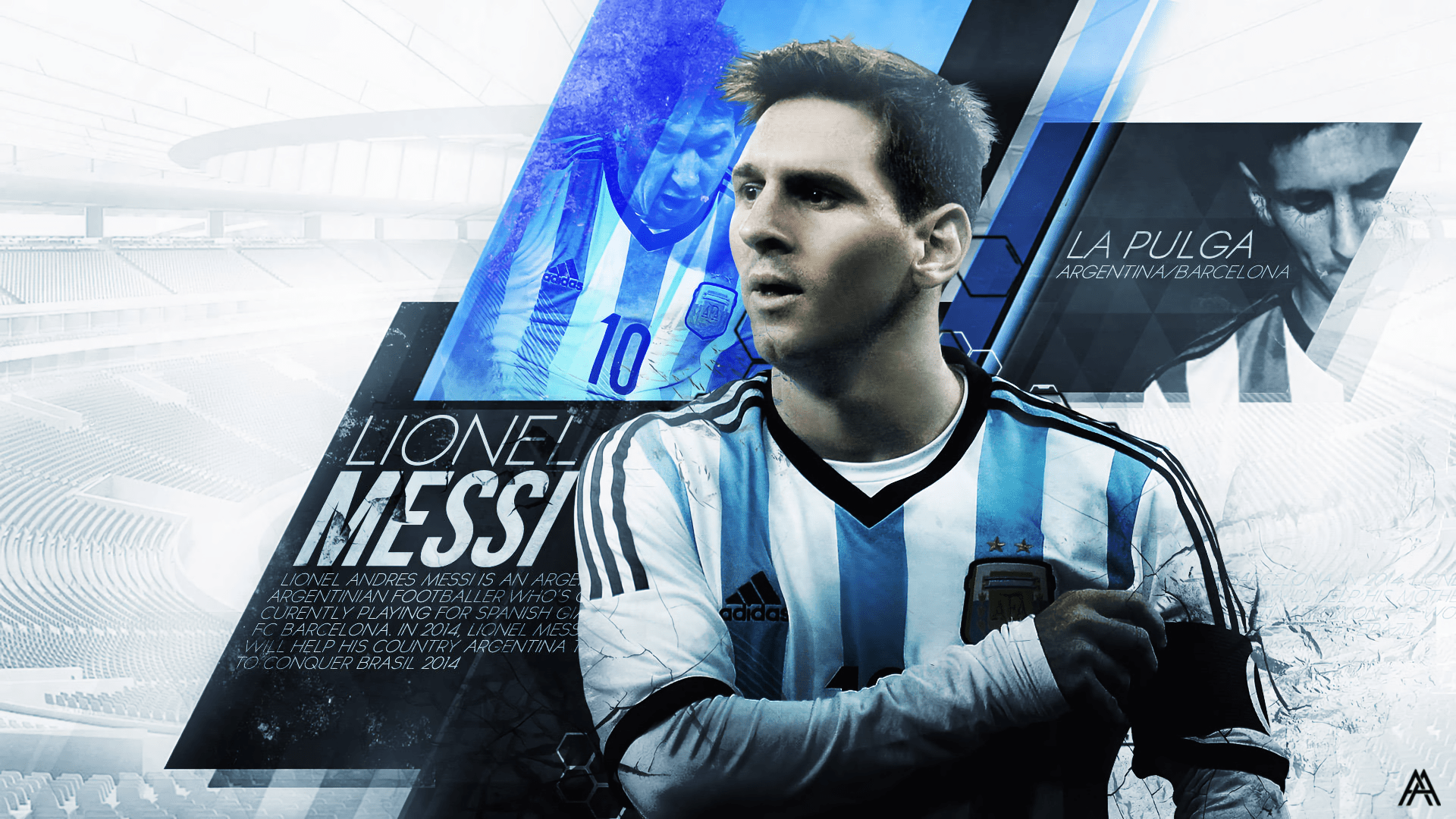1920x1080 Lionel Messi HD Desktop Wallpaper