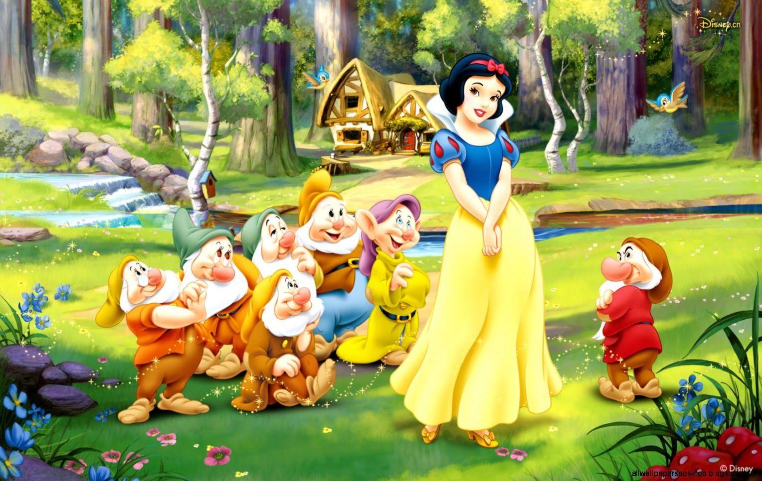 1528x966 Snow White Cartoon Forest Desktop Wallpaper. All Wallpaper Desktop