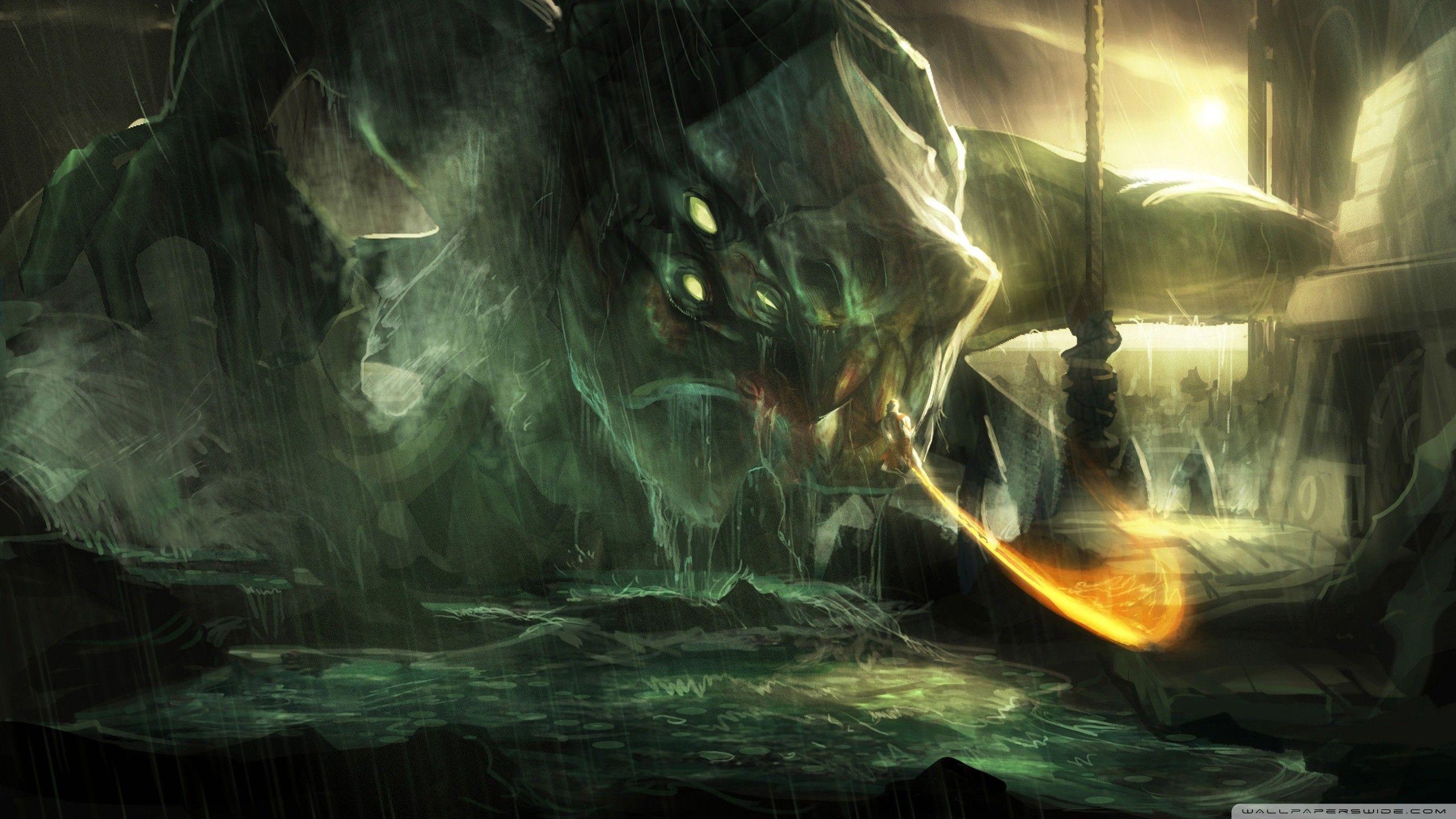 2560x1440 Mythology Wallpaper