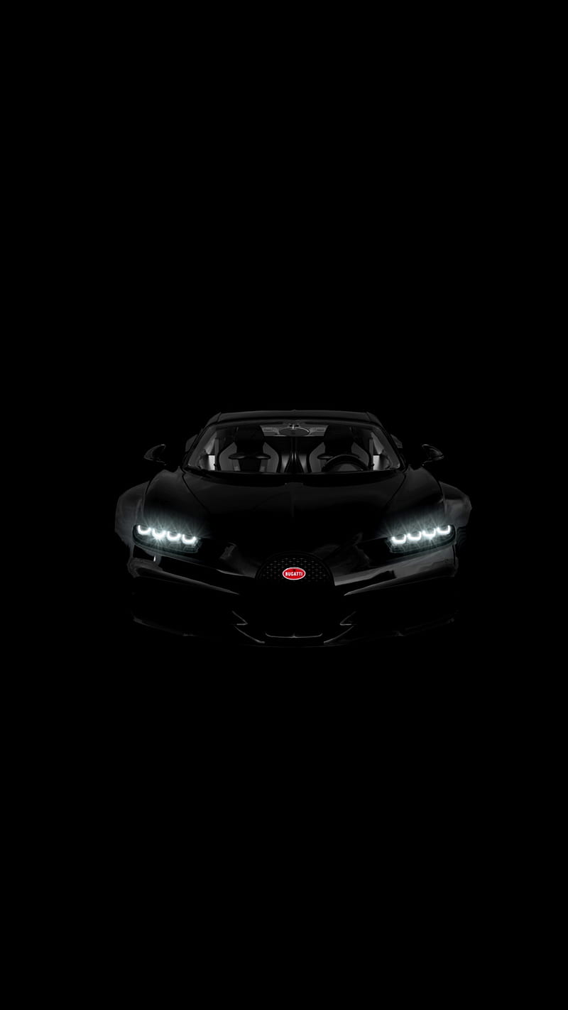 800x1422 Bugatti CHIRON, black, carros, hypercar, luxury, millionaire, rich, HD phone wallpaper