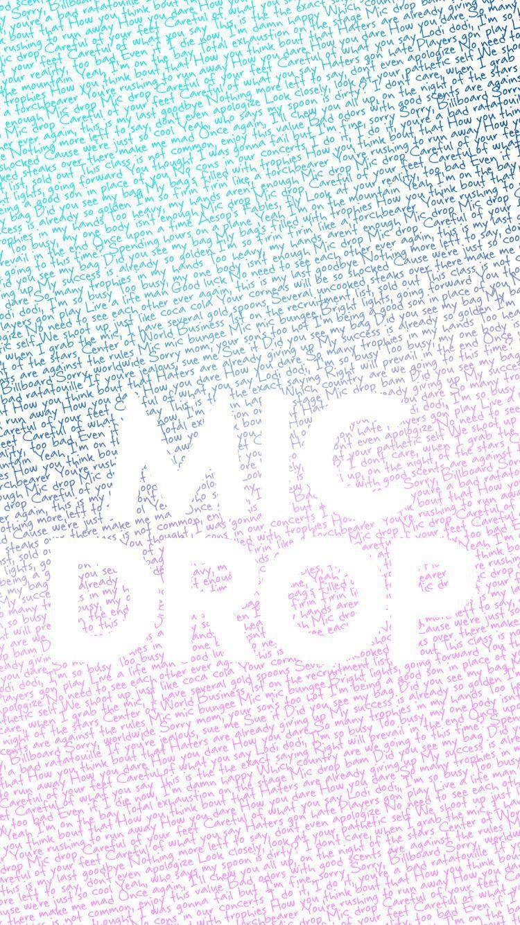 750x1334 Kpop Lyrics Wallpaper
