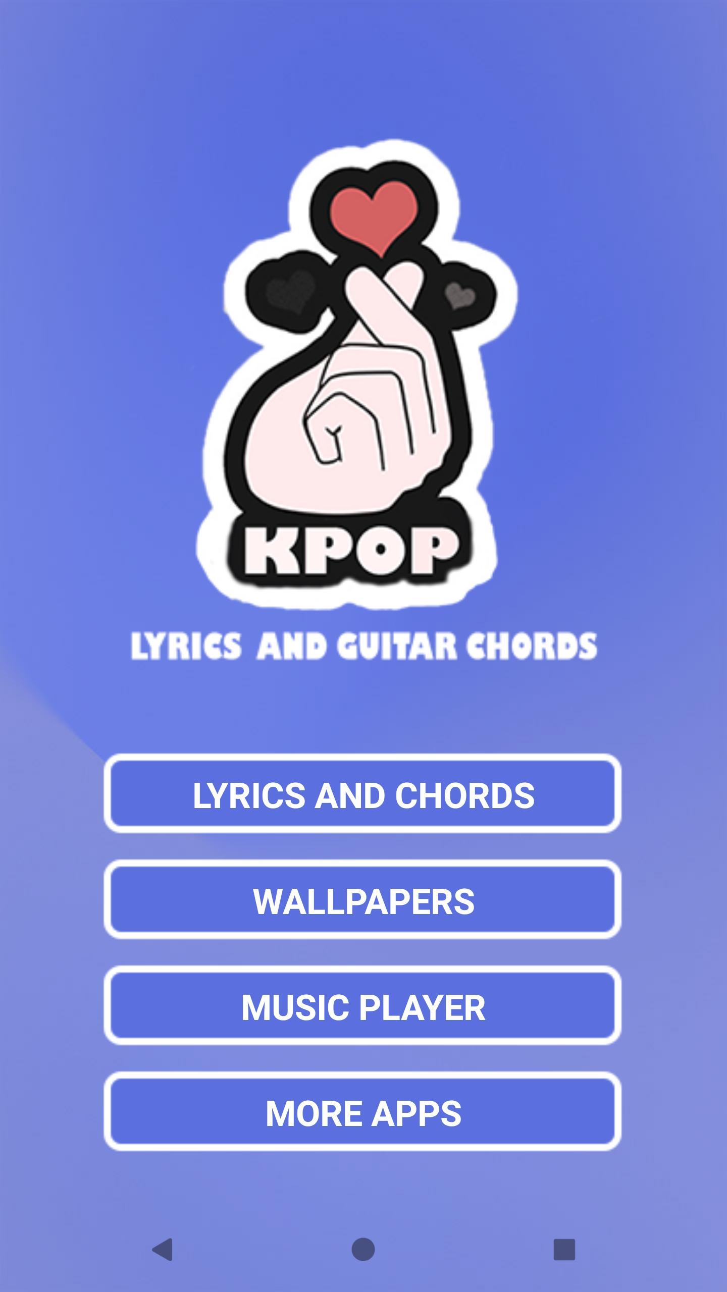 1440x2560 KPOP Lyrics and Guitar Chords Offline for Android