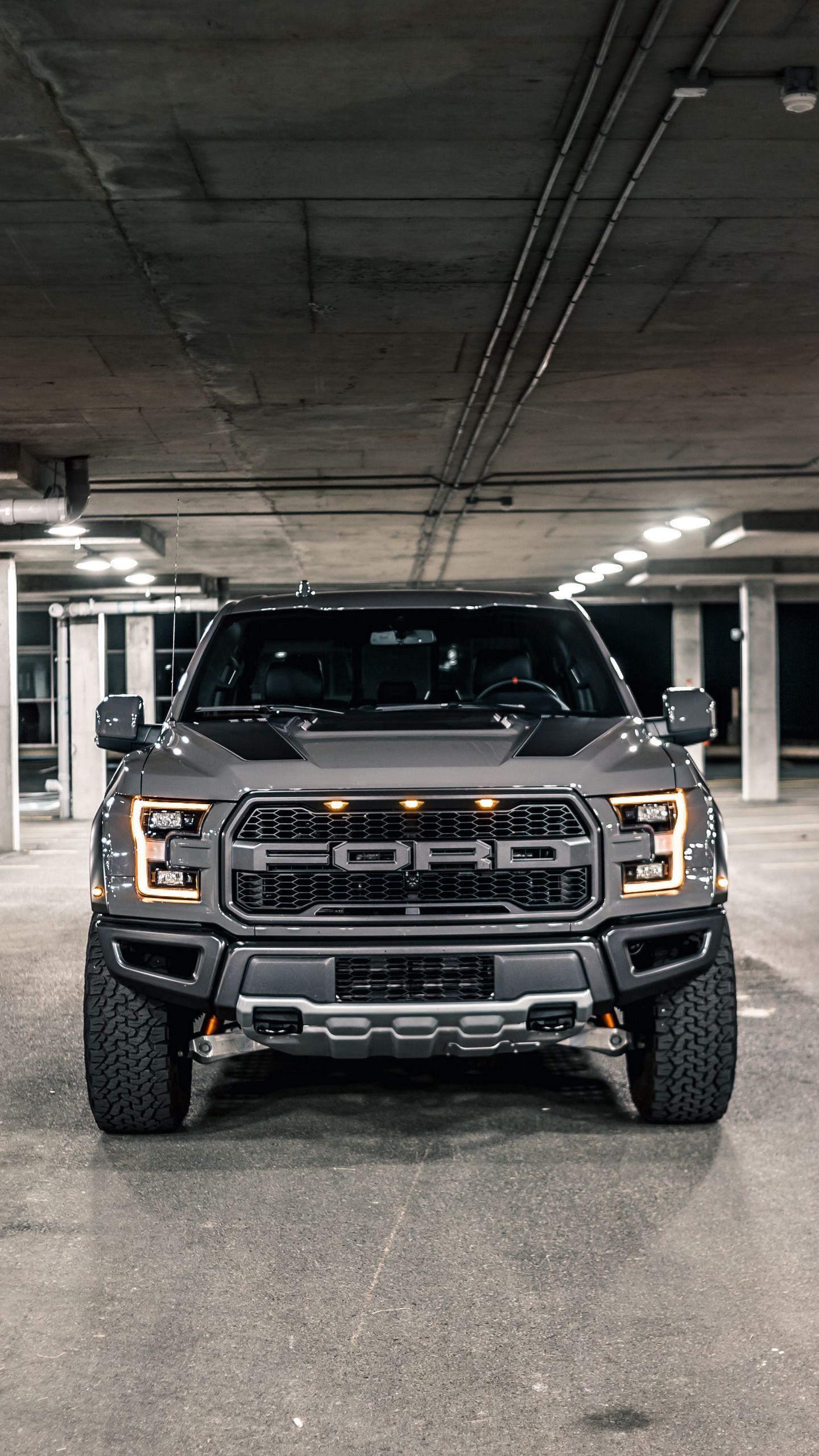 1440x2560 Download wallpaper 1440x2560 ford f- ford, vehicle, suv, gray, front view qhd samsung galaxy s s edge, note, lg g4 HD background