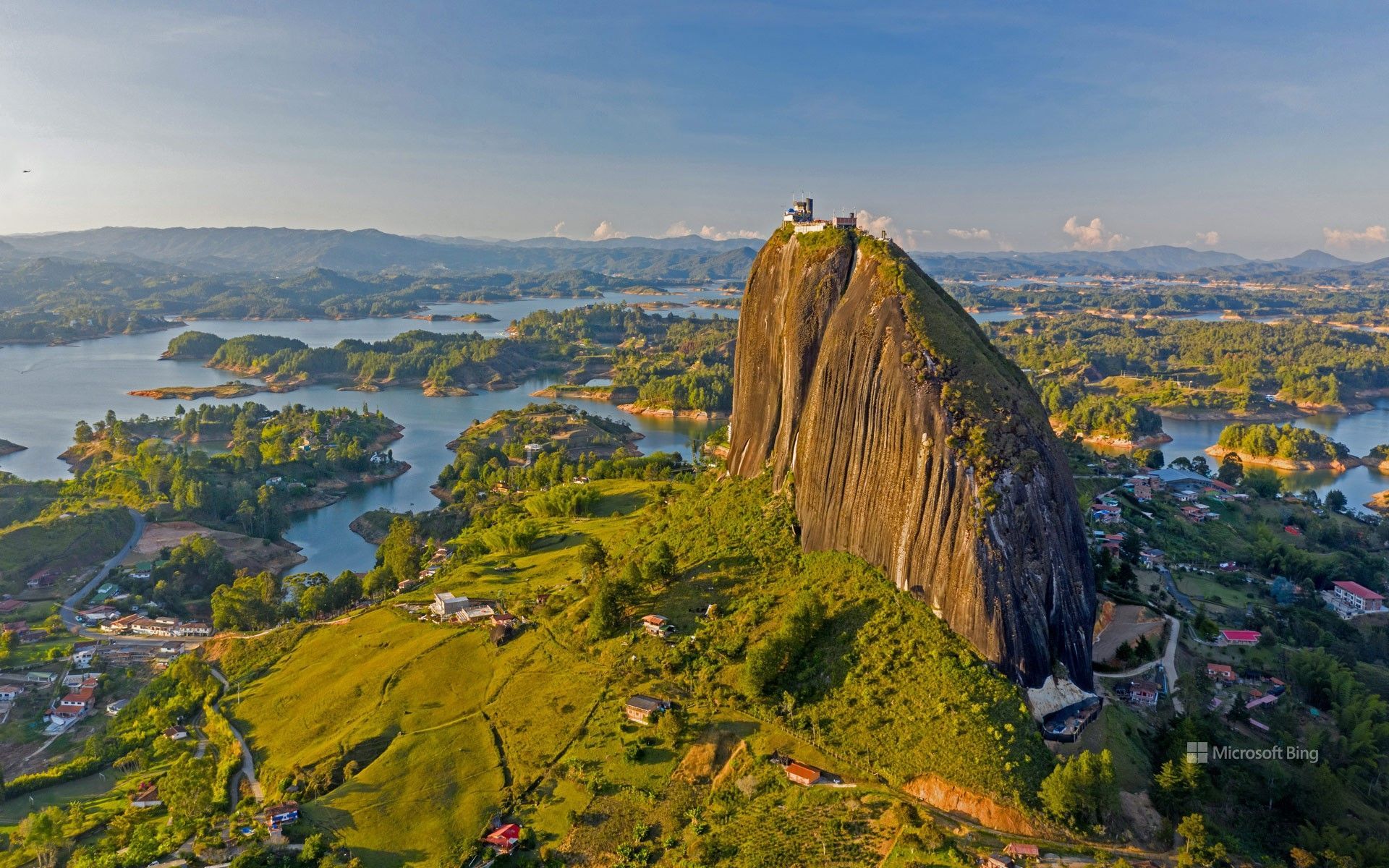 1920x1200 El Peñón de Guatapé, Guatapé, Antioquia, Colombia Wallpaper