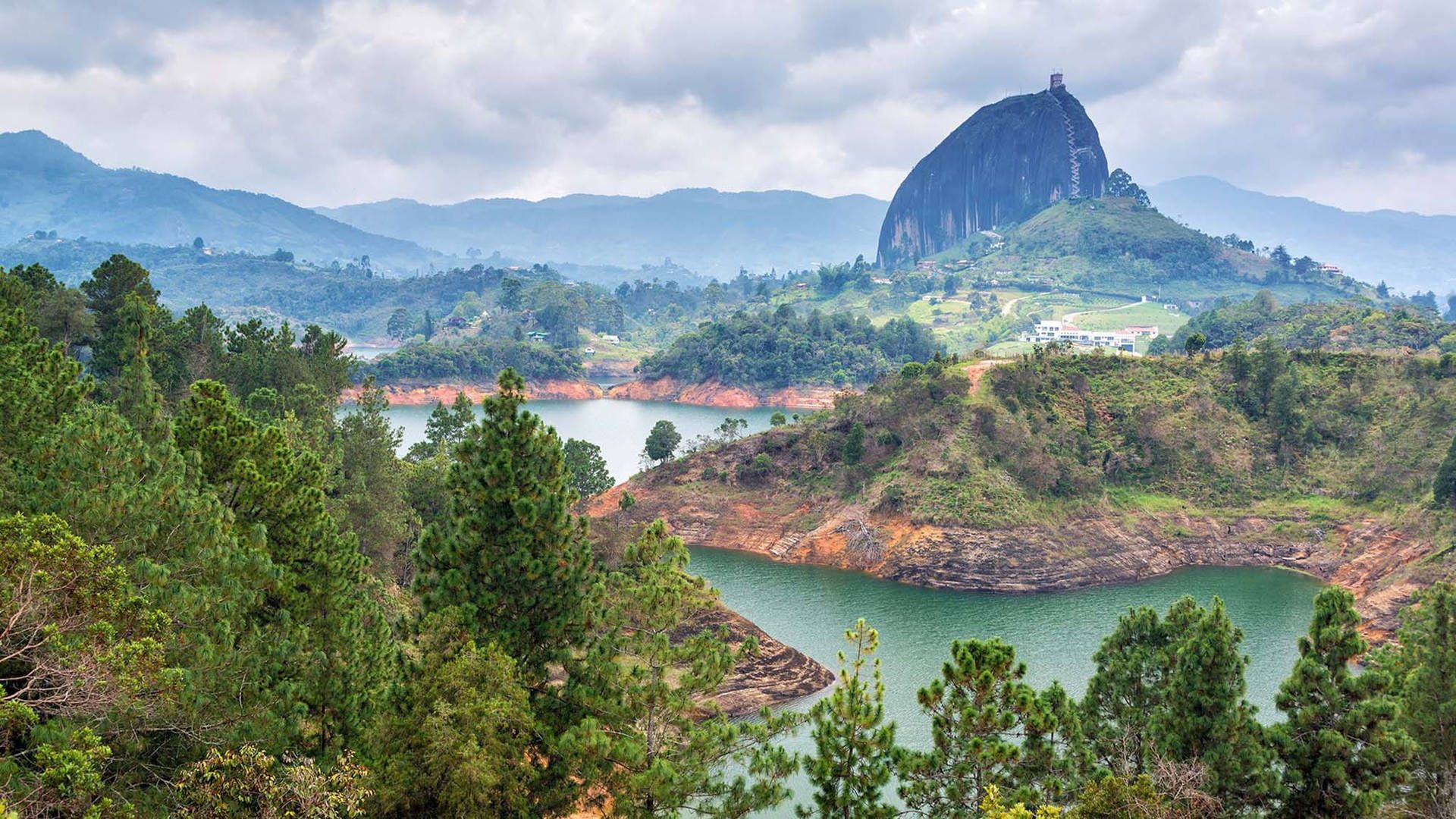 1920x1080 Download Medellin Rock Of Guatape Wallpaper