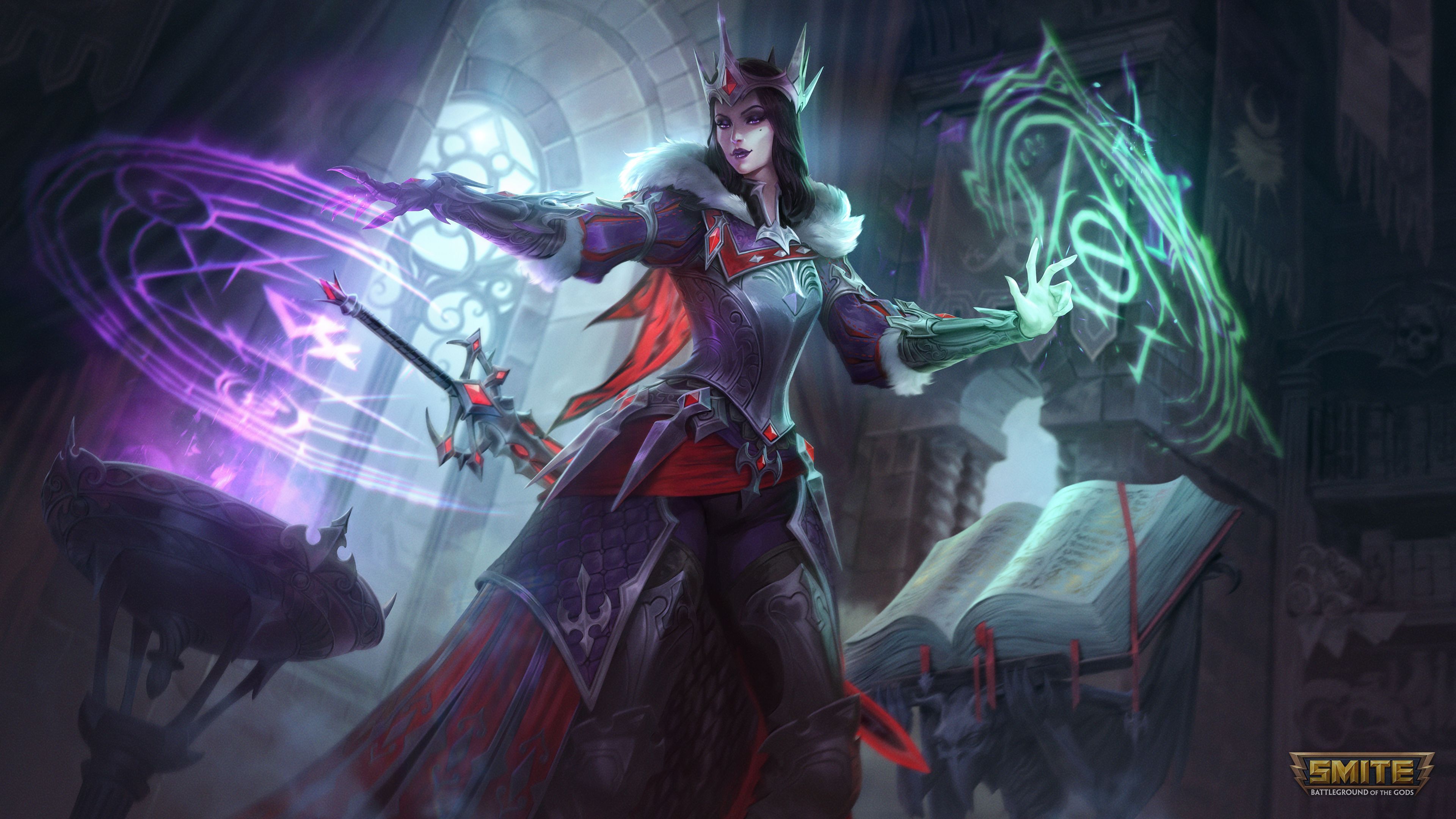 3840x2160 Download Morgan Le Fay (Smite) Video Game Smite 4k Ultra HD Wallpaper