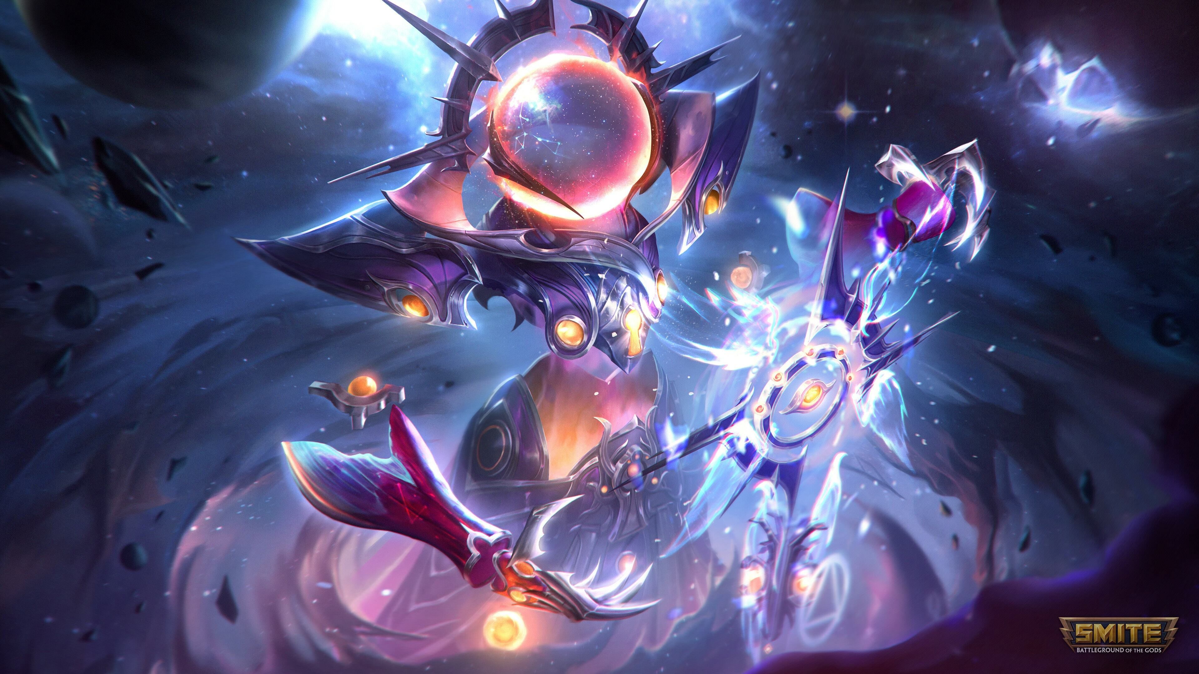 3840x2160 Morgan le Fay 4K HD Smite Wallpaper