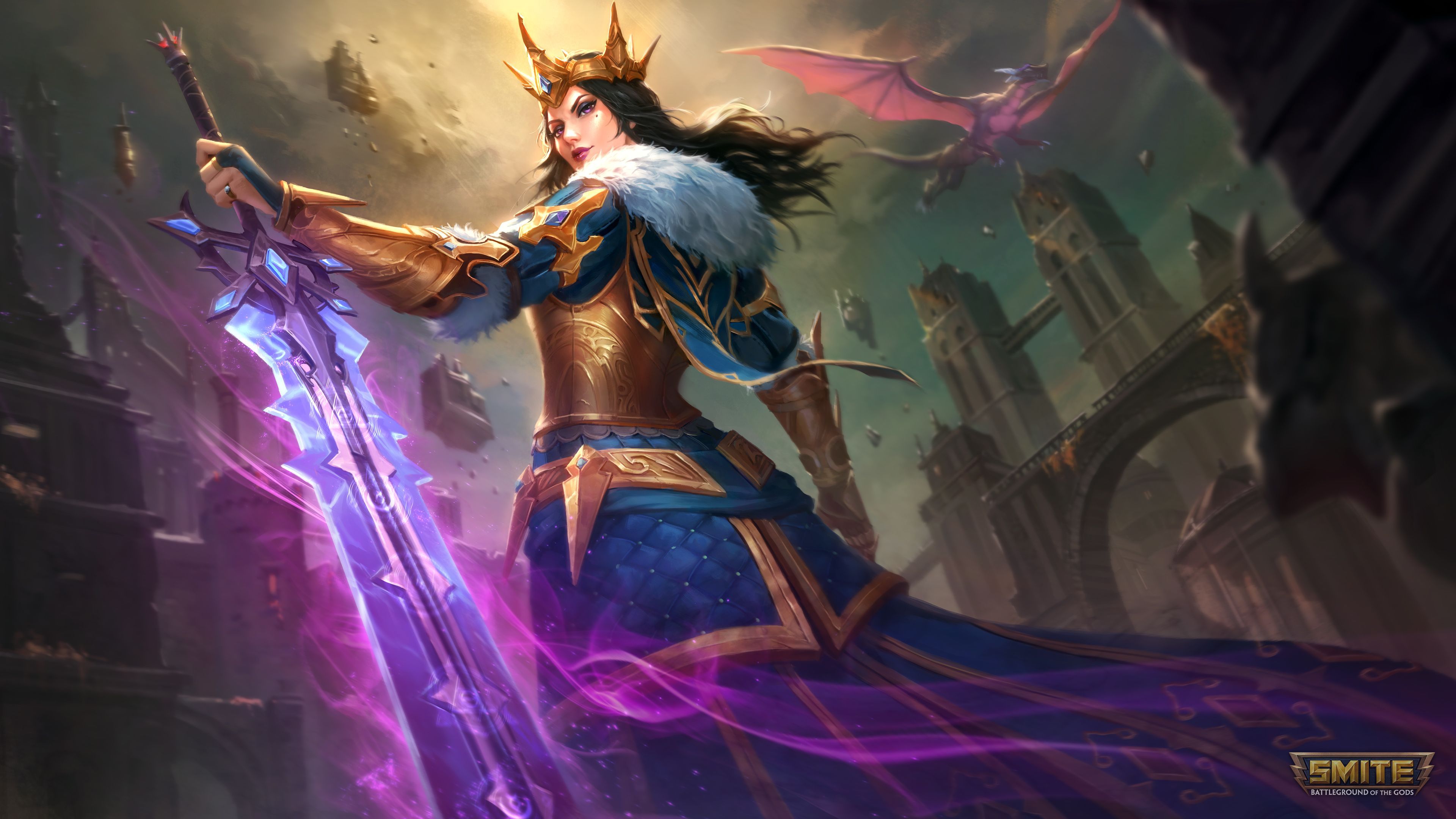 3840x2160 Download Morgan Le Fay (Smite) Video Game Smite 4k Ultra HD Wallpaper