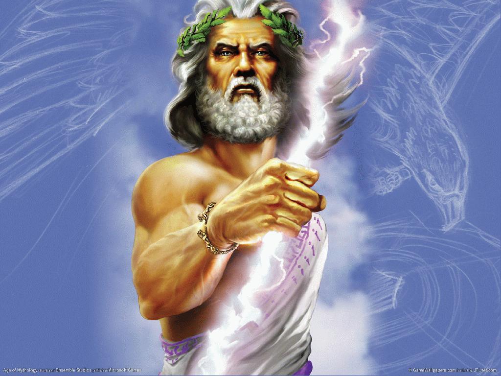 1024x768 Zeus Mythology Wallpaper