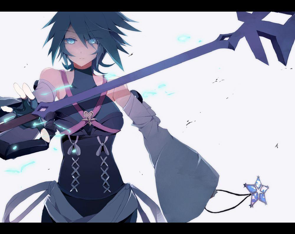 Kingdom Hearts Aqua Wallpapers Top Free Kingdom Hearts Aqua Backgrounds Wallpaperaccess