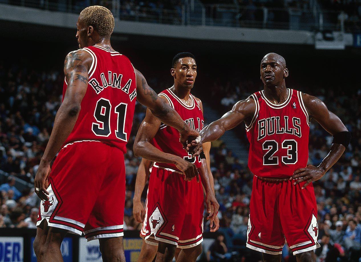 1266x920 Dennis Rodman, Scottie Pippen And Magic Johnson Rodman