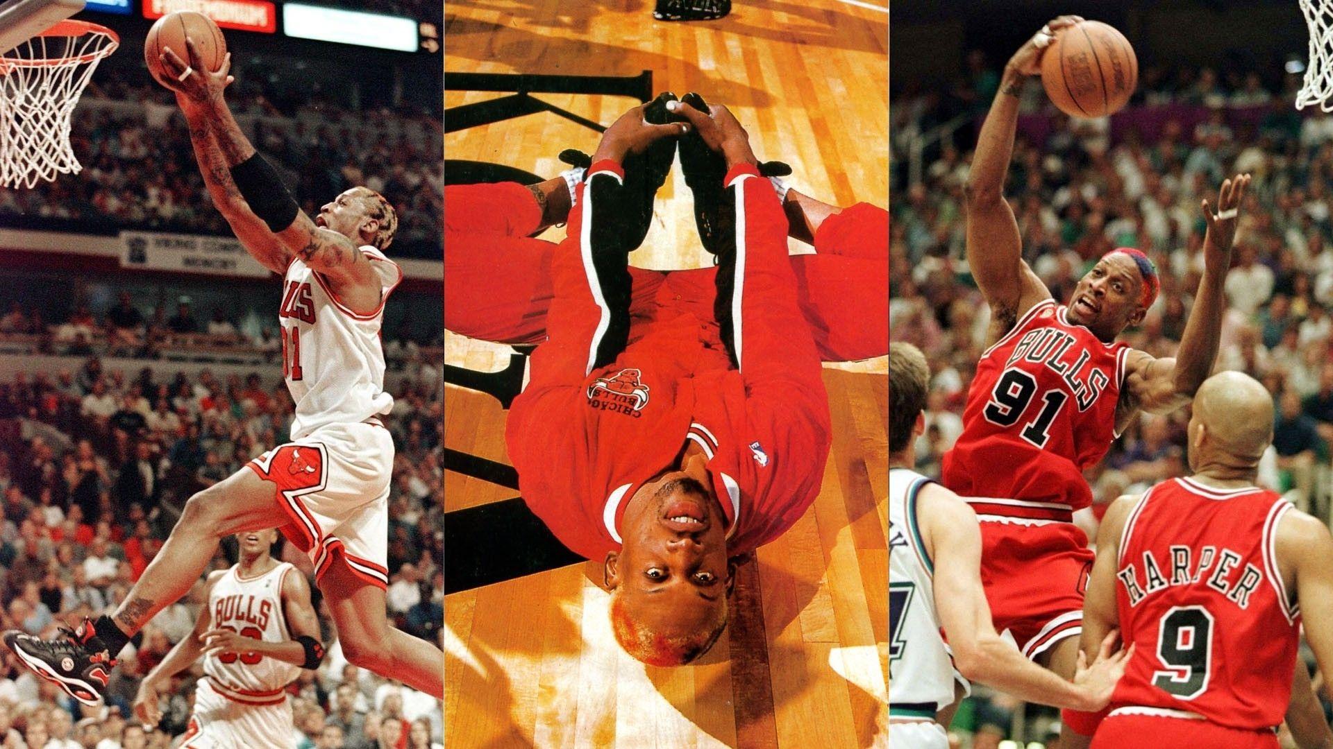 1920x1080 nba, Chicago, Bulls, Dennis, Rodman, Basketball Wallpaper HD