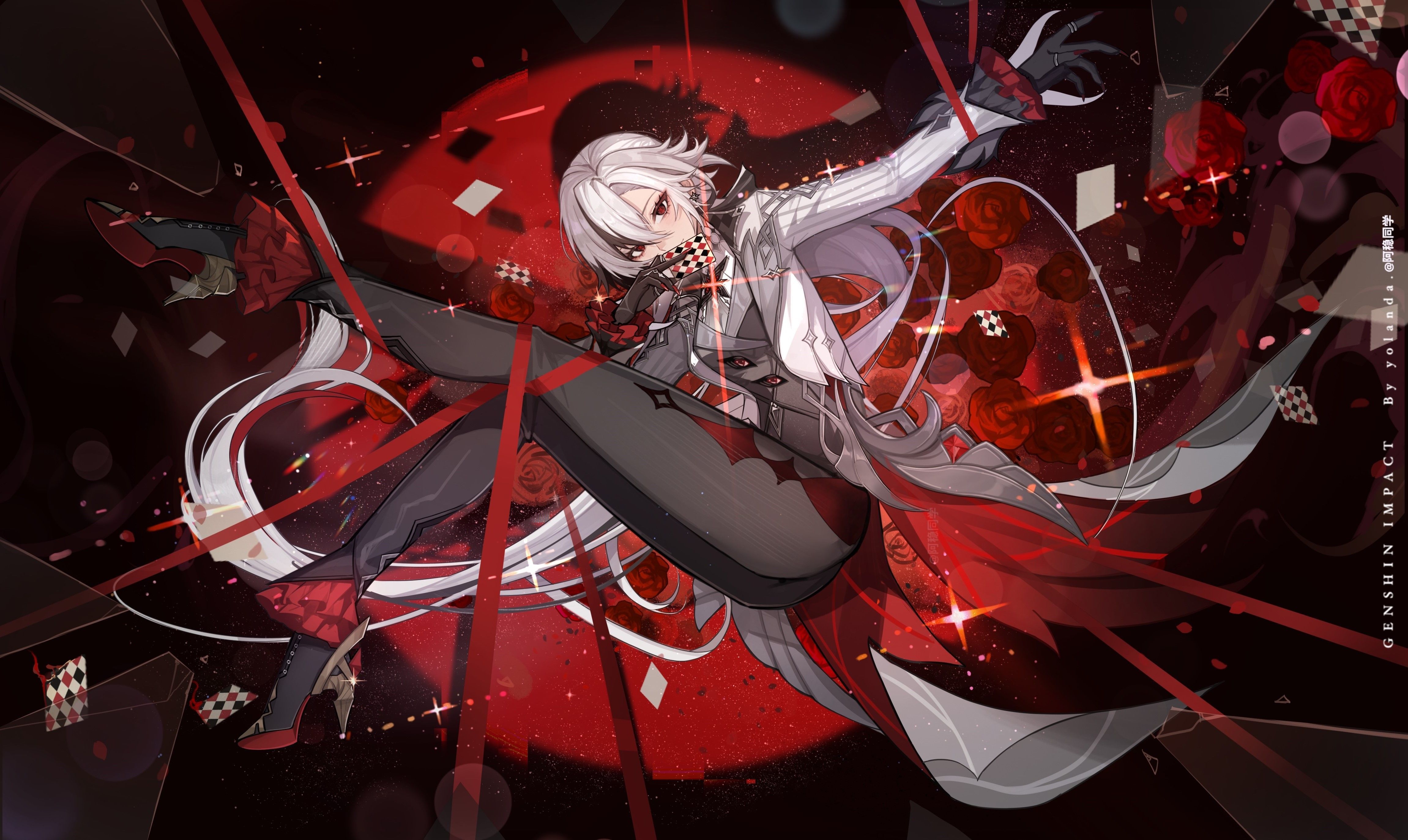 4602x2747 Genshin Impact Arlecchino Wallpaper