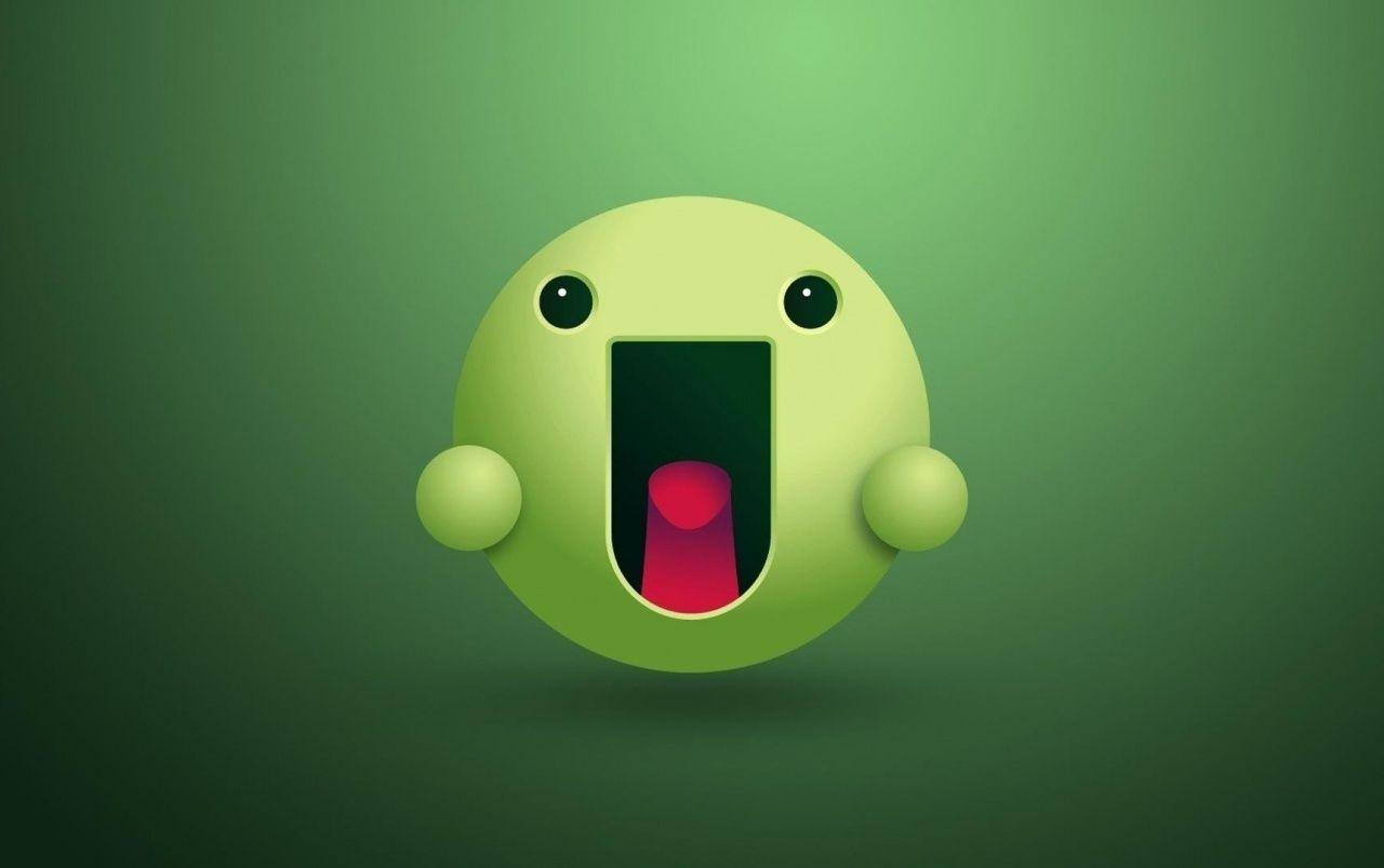1280x804 Green Smiley Face wallpaper. Green Smiley Face