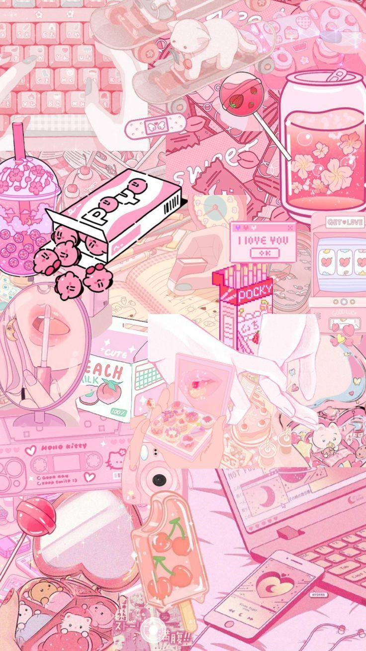 Pink Illustration Wallpapers - Top Free Pink Illustration Backgrounds ...