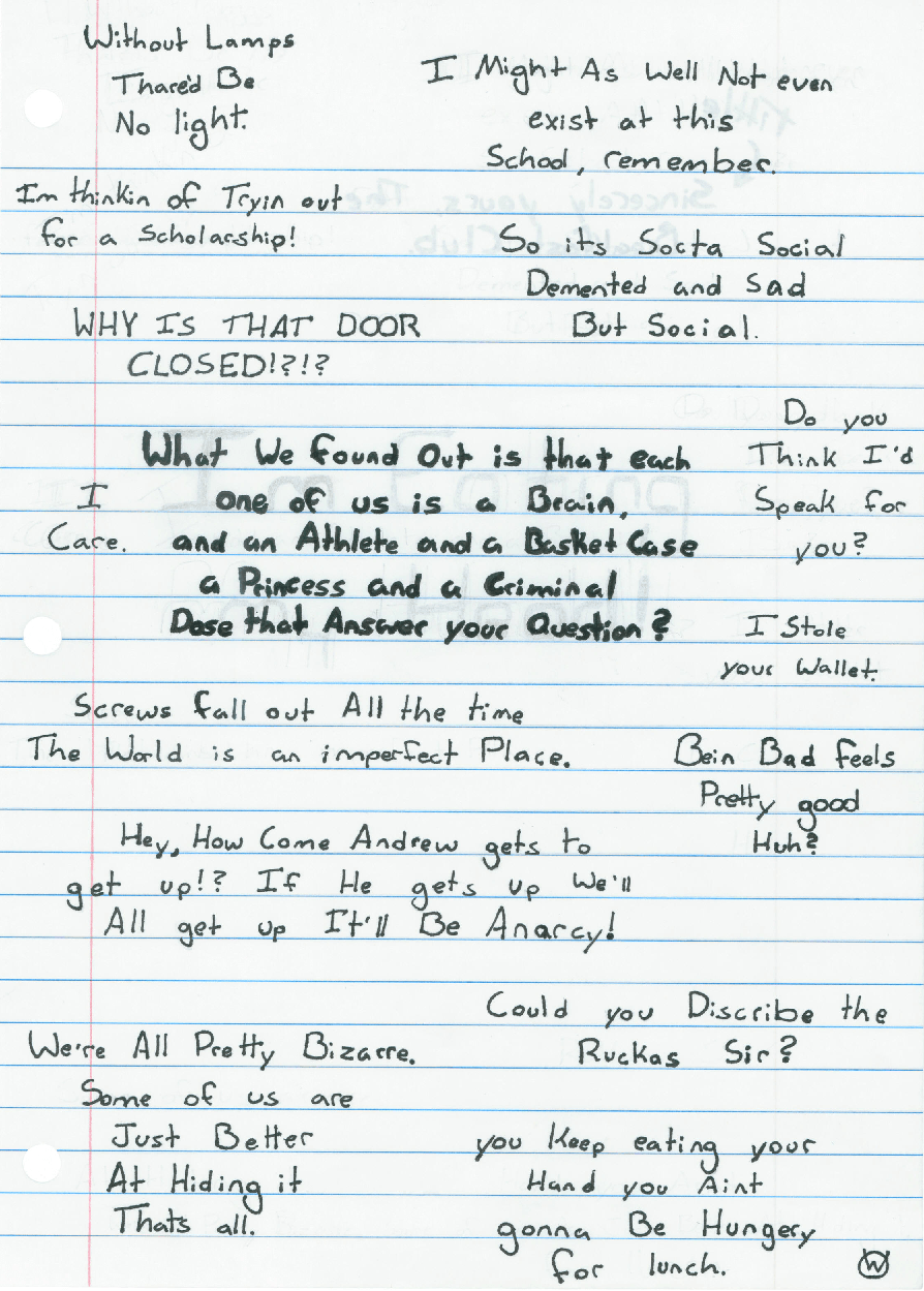 894x1249 The Breakfast Club Quotes Club Short Quotes, Download