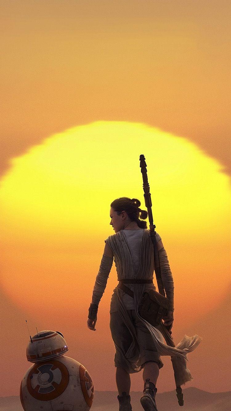 750x1334 Force Awakens Starwars Art Rey